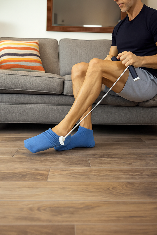 SockEase- Slip into comfort, no bending needed.