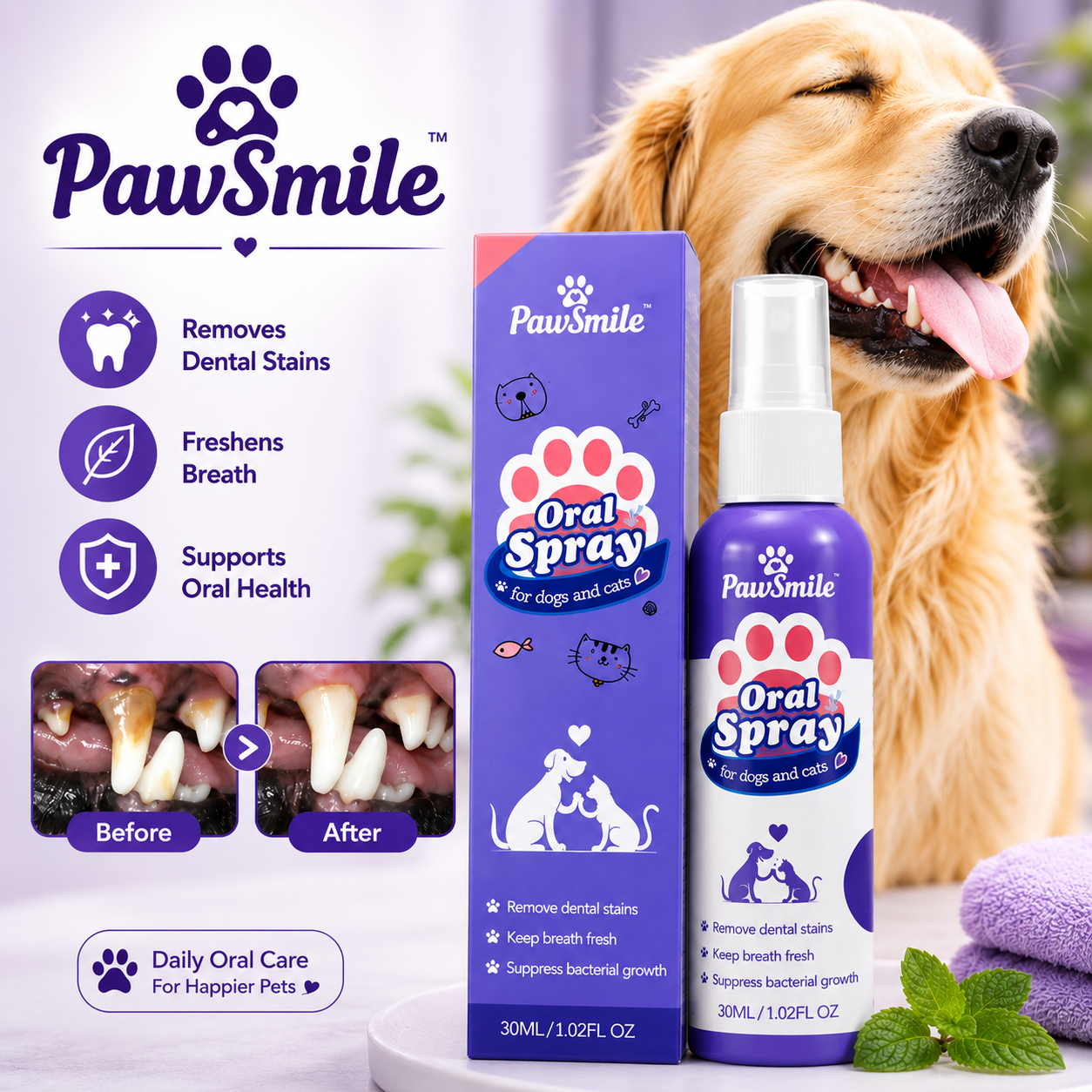 PawSmile – Fresh Breath, Happier Kisses