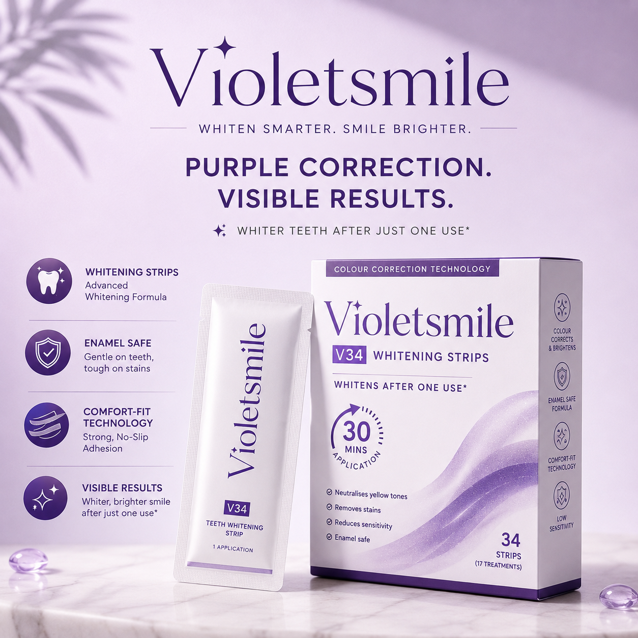 VioletSmile -  Whiten Smarter. Smile Brighter