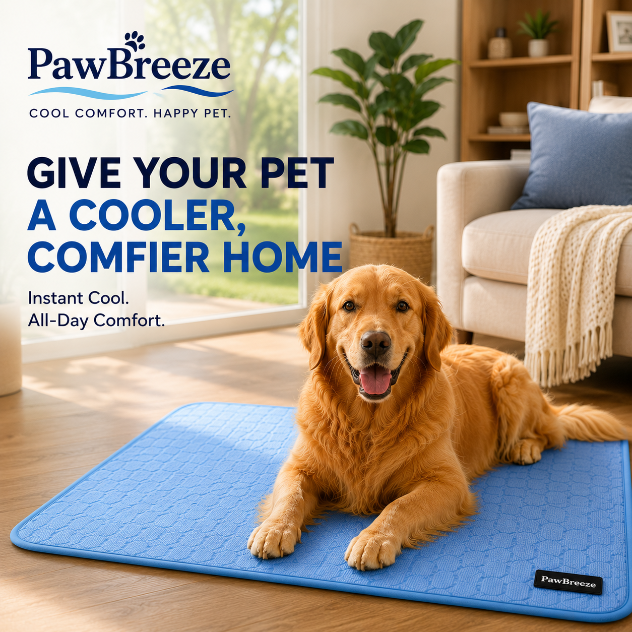 PawBreeze- Beat the Heat, One Nap at a Time.